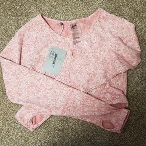 Gymshark Fleur Textur crop